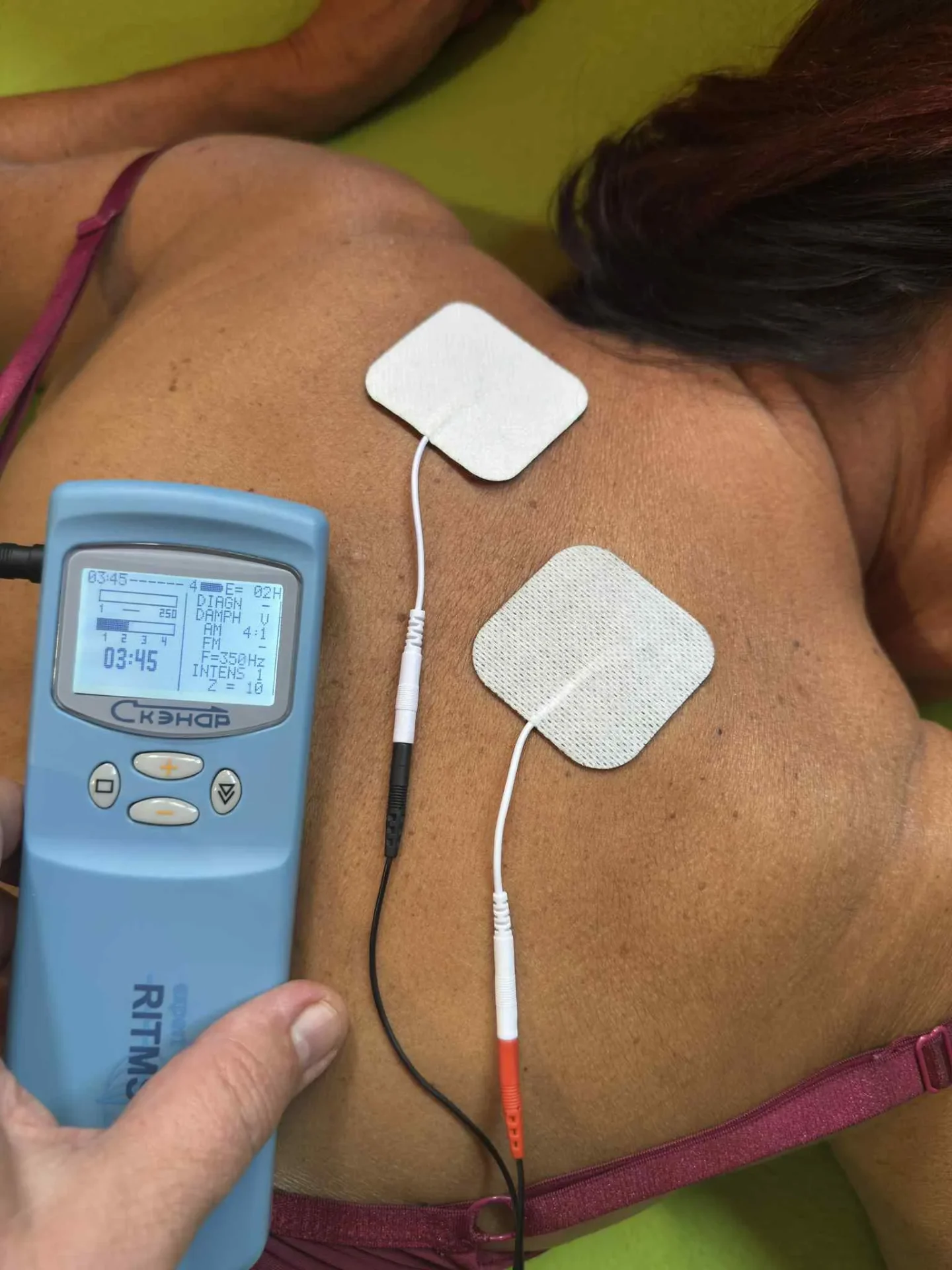 Scenar terapie pro krční a hrudní páteř